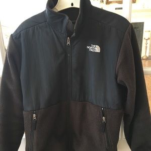 Brown northface Denali jacket